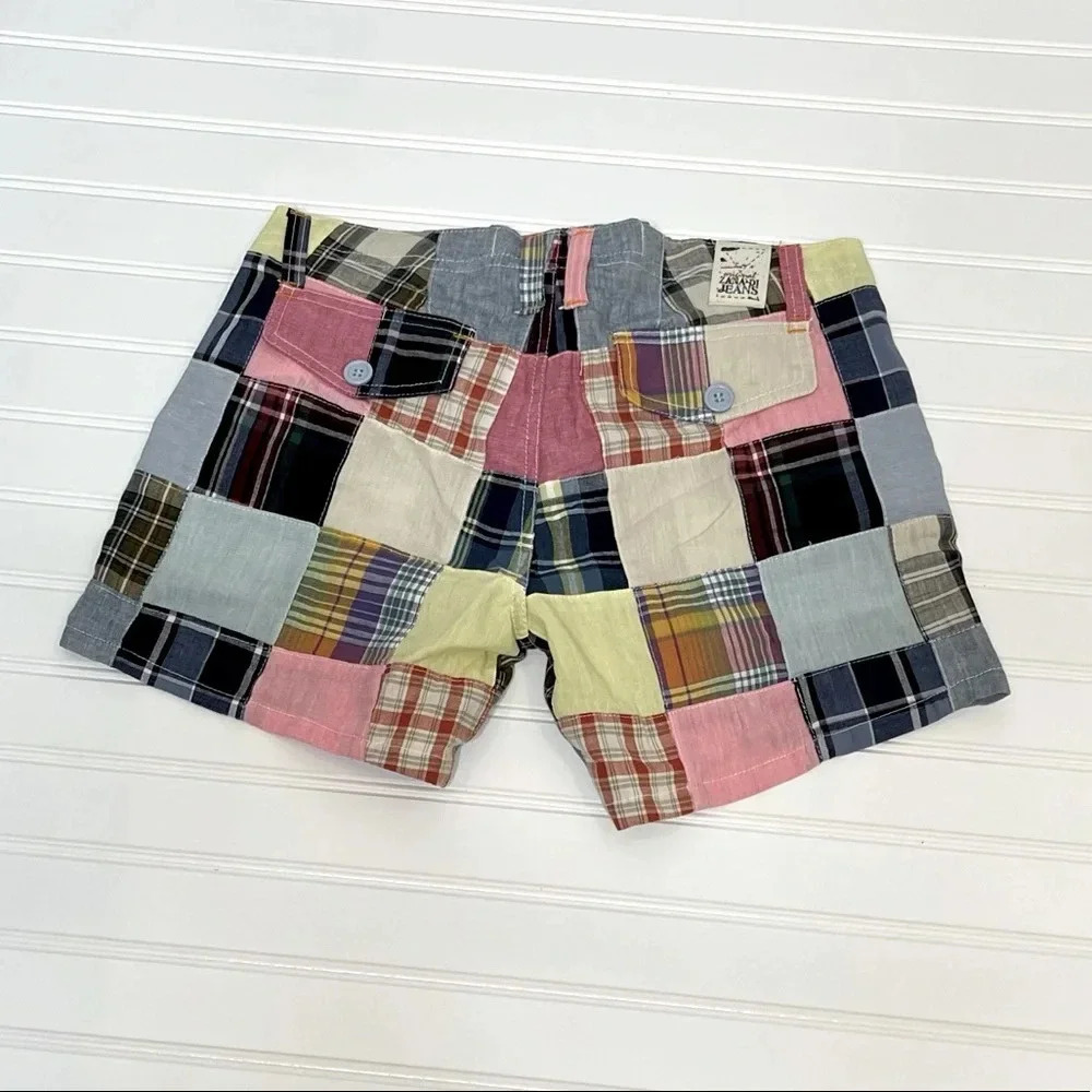 ZANA DI ORIGINAL PATCH QUILT COTTON SHORT SHORT SIZE 5 - Picture 2 of 7
